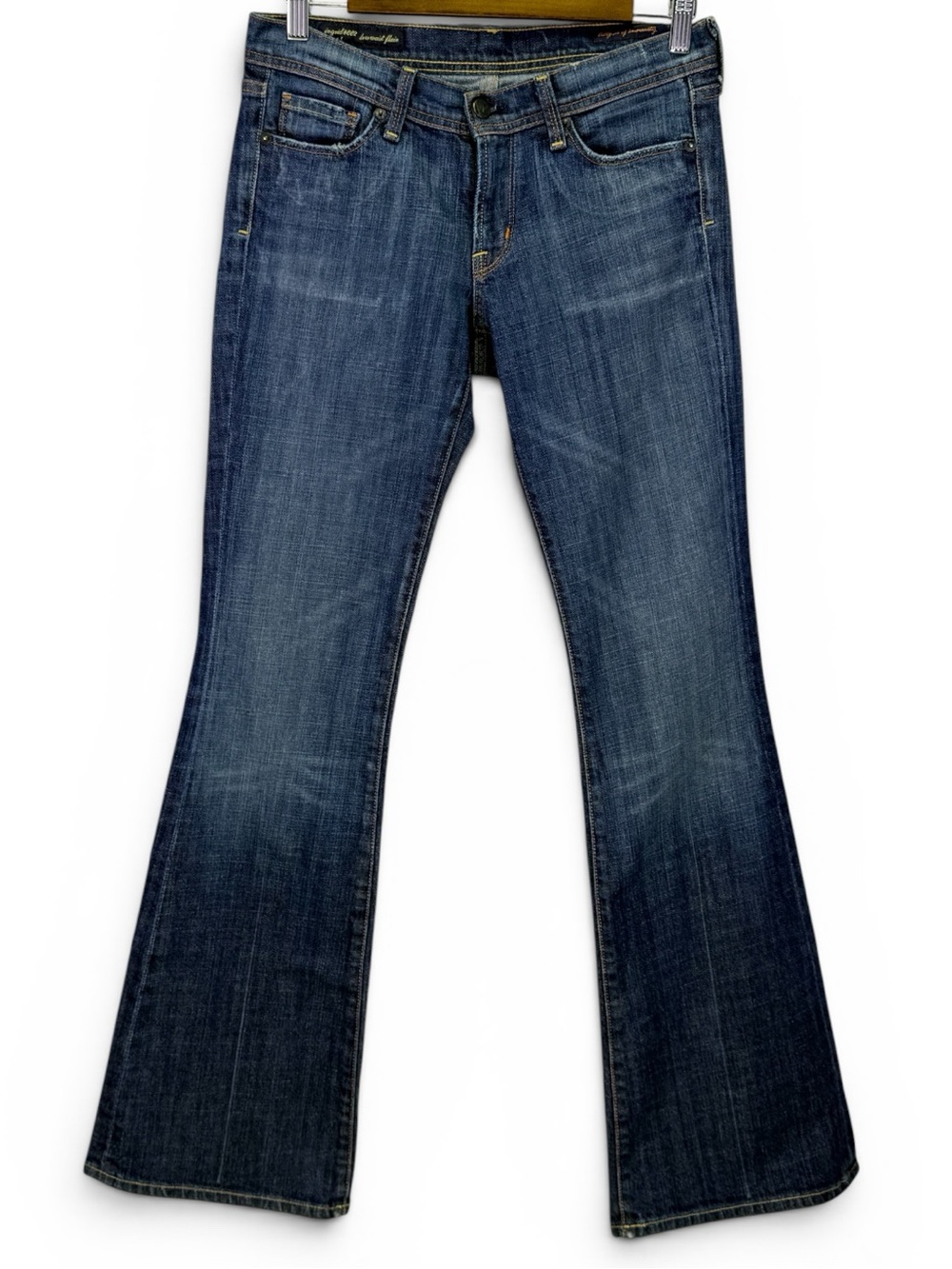 Y2K Citizens of Humanity Ingrid Stretch Low Rise Flare Women Denim Jeans Size 27